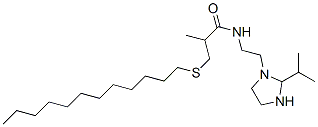 CAS#: 92400-09-4, 3-(Dodecylthio)-2-Methyl-N-[2-[2-(1-Methylethyl)-1-Imidazolidinyl]Ethyl]-Propanamide