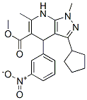 CAS#: 92406-14-9, Methyl 3-Cyclopentyl-4,7-Dihydro-1,6-Dimethyl-4-(3-Nitrophenyl)Pyrazolo(3,4-B)Pyridine-5-Carboxylate