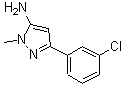 CAS#: 92406-44-5, 3-(3-Chlorophenyl)-1-methyl-1H-pyrazol-5-amine