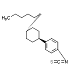 CAS 登录号：92444-14-9， 1-(反式-4-己基环己基)-4-异硫氰酸基苯