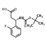 CAS 登录号：924823-26-7， (3S)-3-(2-氟苯基)-3-({[(2-甲基-2-丙基)氧基]羰基}氨基)丙酸
