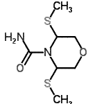 CAS#: 92503-11-2, 3,5-Bis(methylsulfanyl)-4-morpholinecarboxamide