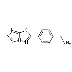CAS#: 925148-45-4, 1-[4-([1,2,4]Triazolo[3,4-b][1,3,4]thiadiazol-6-yl)phenyl]methanamine