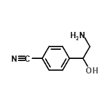 CAS 登录号：92521-19-2， 4-(2-氨基-1-羟基乙基)苯甲腈