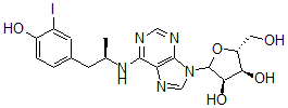 CAS 登录号：92530-58-0， N(6)-(3-碘-4-羟基苯基)-1-异丙基腺苷