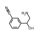 CAS#: 92536-05-5, 3-(2-Amino-1-hydroxyethyl)benzonitrile