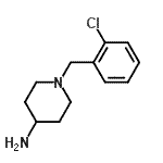 CAS 登录号：92539-15-6， 1-(2-氯苄基)-4-哌啶胺