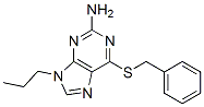 CAS 登录号：92556-40-6， 6-苄基硫-9-丙基-嘌呤-2-胺