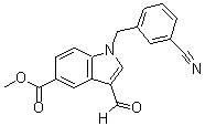 CAS#: 925889-73-2, Methyl 1-(3-cyanobenzyl)-3-formyl-1H-indole-5-carboxylate
