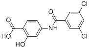 CAS 登录号：926196-67-0， 4-[(3,5-二氯苯甲酰基)氨基]-2-羟基-苯甲酸