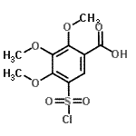 CAS#: 926251-22-1, 5-(Chlorosulfonyl)-2,3,4-trimethoxybenzoic acid