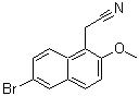 CAS 登录号：92643-17-9， (6-溴-2-甲氧基-1-萘基)乙腈