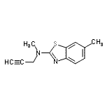 CAS#: 92677-92-4, N,6-Dimethyl-N-(2-propyn-1-yl)-1,3-benzothiazol-2-amine