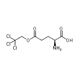 CAS 登录号:92739-23-6, (2S)-2-氨基-5-氧代-5-(2,2,2-三氯乙氧基)戊酸