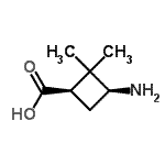 CAS 登录号：92772-95-7， (1R,3S)-3-氨基-2,2-二甲基环丁烷羧酸