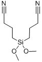 CAS 登录号：92779-73-2， 4,4'-(二甲氧基硅烷亚基)二-丁腈
