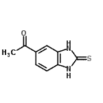 CAS 登录号：92806-99-0， 1-(2-硫代-2,3-二氢-1H-苯并咪唑-5-基)乙酮