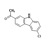 CAS 登录号：92841-22-0， 1-(6-氯-9H-咔唑-2-基)乙酮