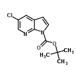 CAS#: 928653-82-1, 2-Methyl-2-propanyl 5-chloro-1H-pyrrolo[2,3-b]pyridine-1-carboxylate