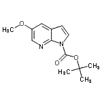 CAS#: 928653-83-2, 2-Methyl-2-propanyl 5-methoxy-1H-pyrrolo[2,3-b]pyridine-1-carboxylate