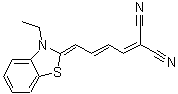 CAS#: 92872-47-4, [(2E,4Z)-4-(3-Ethyl-1,3-benzothiazol-2(3H)-ylidene)-2-buten-1-ylidene]malononitrile