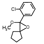 CAS 登录号：92884-33-8， 2-(2-氯苯基)-2-甲氧基-1-氧杂螺[2.4]庚烷