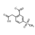CAS 登录号：929000-10-2， [4-(甲基磺酰基)-2-硝基苯基]乙酸