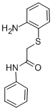 CAS 登录号：92906-38-2， 2-(2-氨基苯基硫)-N-苯基-乙酰胺
