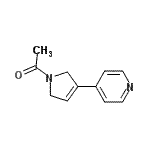 CAS 登录号：929083-43-2， 1-[3-(4-吡啶基)-2,5-二氢-1H-吡咯-1-基]乙酮