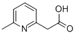 CAS 登录号：92917-49-2， 6-甲基-2-吡啶乙酸