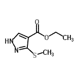 CAS 登录号：929202-03-9， 乙基3-(甲硫基)-1H-吡唑-4-羧酸酯