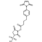 CAS 登录号：92921-26-1， 1-({4-[4-(2,5-二氧代-2,5-二氢-1H-吡咯-1-基)苯基]丁酰基}氧基)-2,5-二氧代-3-吡咯烷磺酸