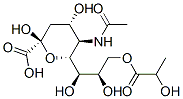 CAS#: 92935-30-3, (2S,4S,5R,6R)-5-Acetamido-6-[(1R,2R)-1,2-Dihydroxy-3-(2-Hydroxypropanoyloxy)Propyl]-2,4-Dihydroxyoxane-2-Carboxylic Acid