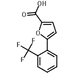 CAS#: 92973-24-5, 5-[2-(Trifluoromethyl)phenyl]-2-furoic acid