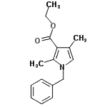 CAS 登录号：92977-40-7， 乙基1-苄基-2,4-二甲基-1H-吡咯-3-羧酸酯