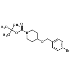 CAS#: 930111-10-7, 2-Methyl-2-propanyl 4-[(4-bromobenzyl)oxy]-1-piperidinecarboxylate
