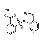 CAS#: 931126-95-3, Methyl 2-[(4-methoxy-3-pyridinyl)sulfamoyl]benzoate