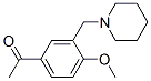 CAS 登录号：93201-36-6， 1-[4-甲氧基-3-(哌啶-1-基甲基)苯基]乙酮