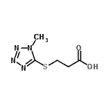 CAS#: 93211-24-6, 3-[(1-Methyl-1H-tetrazol-5-yl)sulfanyl]propanoic acid