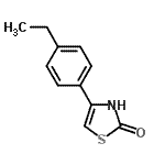 CAS 登录号：93258-85-6， 4-(4-乙基苯基)-1,3-噻唑-2(3H)-酮