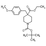 CAS 登录号：932710-58-2， 4-乙基1-(2-甲基-2-丙基)4-(4-甲氧基苄基)-1,4-哌啶二羧酸酯