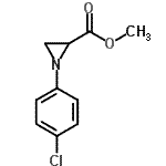 CAS 登录号：933453-53-3， 甲基1-(4-氯苯基)-2-氮丙啶羧酸酯