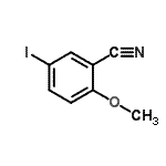 CAS#: 933672-32-3, 5-Iodo-2-methoxybenzonitrile
