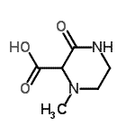 CAS 登录号：933684-30-1， 1-甲基-3-氧代-2-哌嗪羧酸