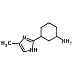 CAS#: 933713-38-3, 3-(4-Methyl-1H-imidazol-2-yl)cyclohexanamine