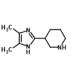 CAS 登录号：933713-86-1， 3-(4,5-二甲基-1H-咪唑-2-基)哌啶
