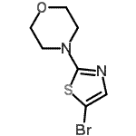 CAS#: 933728-73-5, 4-(5-bromothiazol-2-yl)morpholine