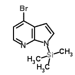 CAS#: 934388-23-5, 4-Bromo-1-(trimethylsilyl)-1H-pyrrolo[2,3-b]pyridine