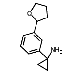 CAS#: 935460-30-3, 1-[3-(Tetrahydro-2-furanyl)phenyl]cyclopropanamine