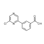 CAS#: 936138-14-6, 3-(6-Chloro-2-pyrazinyl)benzoic acid
